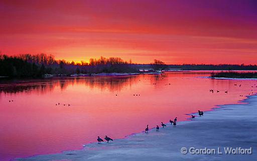 Easter Sunrise_34577.jpg - Photographed along the Rideau Canal Waterway near Smiths Falls, Ontario, Canada.